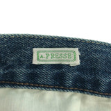 [38] A.PRESSE NO.2 WASHED DENIM PANTS INDIGO
