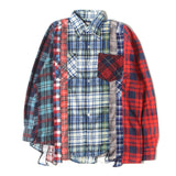 [XS] NEEDLES REBUILD VINTAGE REMAKE FLANNEL CHECK SHIRT