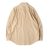 [4] AURALEE 24SS WASHED FINX TWILL SHIRT LIGHT BEIGE