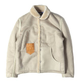 [L] JUNYA WATANABE MAN CDG ESTER BOA MOUTON LEATHER JACKET