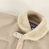 [L] JUNYA WATANABE MAN CDG ESTER BOA MOUTON LEATHER JACKET