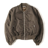 [5] AURALEE HIGH DENSITY SILK TWILL FLIGHT BLOUSON