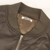 [5] AURALEE HIGH DENSITY SILK TWILL FLIGHT BLOUSON
