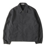 [5] AURALEE BONDED TROPICAL WOOL ZIP BLOUSON