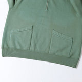 [3] A.PRESSE VINTAGE SAILOR HOOD HALF ZIP SWEATSHIRT 26SS