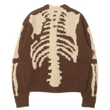 [3] KAPITAL 23AW 5G WOOL BONE SHORT CARDIGAN HEATHER BROWN