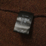 [3] KAPITAL 23AW 5G WOOL BONE SHORT CARDIGAN HEATHER BROWN