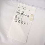 [S] CDG HOMME MIXED MATERIAL SHIRT WHITE BLACK