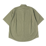 [4] AURALEE WASHED FINX TWILL BIG HALF SLEEVED SHIRT