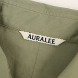 [4] AURALEE 26SS WASHED FINX TWILL SHIRT