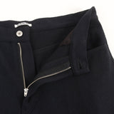 [5] AURALEE SILK NEP DENIM 5P WIDE PANTS