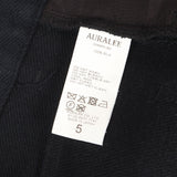 [5] AURALEE SILK NEP DENIM 5P WIDE PANTS