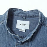 [3] WTAPS THOMPSON LS / SHIRT. COTTON. DENIM
