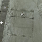 [3] A.PRESSE 26SS VINTAGE-PROCESSED HERRINGBONE TWILL MILITARY JACKET (VINTAGE USMA HBT M-44 JACKET) SAGE GREEN