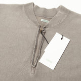 [3] A.PRESSE VINTAGE HALF ZIP RIB COLLAR SWEATSHIRT
