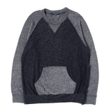 [M] CDG HOMME BOUCLE PILE SWEAT TRAINER NAVY GREY