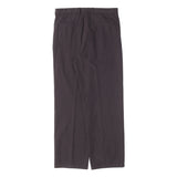 [5] AURALEE 26SS GARMENT DYED FINX SHUTTLE WEATHER ONE TUCK SLACKS DARK BROWN