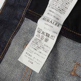 [34] AURALEE 23AW HARD TWIST DENIM WIDE PANTS INDIGO