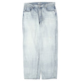 [34] AURALEE 26SS FADED SELVEDGE LIGHT DENIM WIDE PANTS LIGHT INDIGO