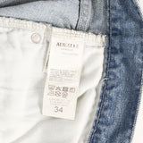 [34] AURALEE 26SS FADED SELVEDGE LIGHT DENIM WIDE PANTS LIGHT INDIGO