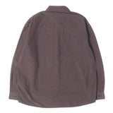 [4] AURALEE 26SS GARMENT-DYED FINX SHUTTLE WEATHER SHIRT BROWN