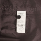 [4] AURALEE 26SS GARMENT-DYED FINX SHUTTLE WEATHER SHIRT BROWN