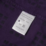 [M] NEEDLES PRINT CHECK FLANNEL SHIRT PURPLE BLACK