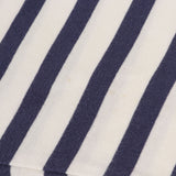 [S] A BATHING APE BAPE 00s BORDER BOAT-NECK LONG SLEEVE T-SHIRT WHITE NAVY