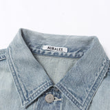 [3] AURALEE 26SS FADED SELVEDGE LIGHT DENIM TRUCKER JACKET (BLOUSON) INDIGO