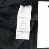 [2] A.PRESSE 25AW SILK RAYON OPEN COLLAR L/S SHIRT GRAPH CHECK