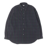 [2] A.PRESSE 24AW CHECK SILK RAYON BUTTON-DOWN DRESS SHIRT NAVY X GREEN X BLUE X RED