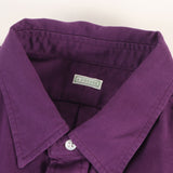 [2] A.PRESSE 26AW DOUBLE WEAVE TWILL REGULAR COLLAR DRESS SHIRT PURPLE