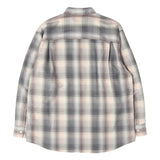 [3] AURALEE 24AW HERRINGBONE CHECK SUPER LIGHT WOOL SHIRT BEIGE BLUE CHECK