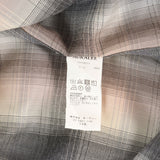 [3] AURALEE 24AW HERRINGBONE CHECK SUPER LIGHT WOOL SHIRT BEIGE BLUE CHECK