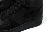 [8~10.5] DS! BAPE STA MILITARY MID Leather / Suede Black
