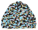 [S~XL] DS! BAPE COTTON CANDY MULTI CAMO RELAXED FIT COACH JACKET
