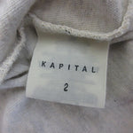 [M] Kapital Plaid 3/4 Sleeve Football Tee Shirt Jersey
