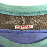 [S] Kapital Palm Tree 3/4 Sleeve Football Tee Shirt Jersey