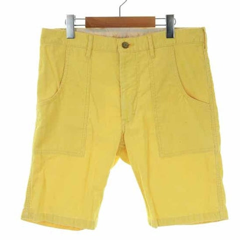 [L] Visvim SS13 Scout Shorts Corduroy Yellow
