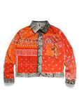 [2XL] DS! Kapital Kountry Reversible Flannel Bandana Pt 1st Jacket Khaki Orange