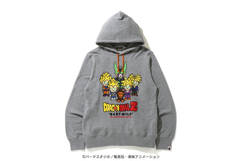 [M~L] DS! Bape Dragon Ball Z Baby Milo Super Saiyan and Cell Hoodie Sweatshirt Grey