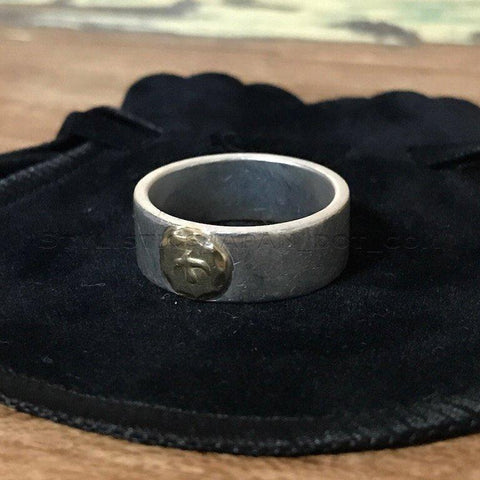 Goro's Flat Eagle Ring Silver 10 1/4 (ゴローズ平打ちイーグルリング
