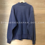 [L] FPAR Vintage Half Zip Mock Neck Pullover Sweatshirt Navy