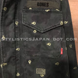 [S] WTaps x Stussy Skull and Bones Camo M-65 Jacket