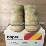 [10] A Bathing Ape Bape Vintage Suede Desert Boots Beige