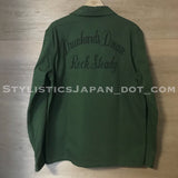 [XL] Wacko Maria Drunkards Dream Herringbone BUDS Shirt Olive