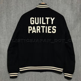 [M] Wacko Maria Guilty Parties Wool Stadium Jacket Black