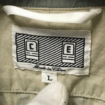 [L] Cav Empt (C.E) Striped L/S Shirt Beige/Grey