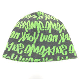 Supreme Vintage Graffiti Script Logo Beanie Dark Grey/Green