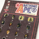 DS! A Bathing Ape Bape (Futura) Vintage Pin Badge Set